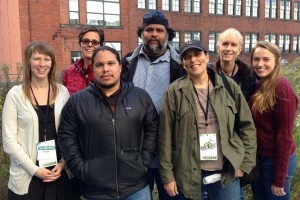 Leah and Derrick with Working Films, Bridge the Gulf and Gulf Coast Fund at Power Shift