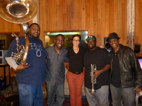 Bennie Pete, Derrick Hodge, Leah Mahan,  Alvarez "B.I.G. AL" Huntley and Herlin Riley